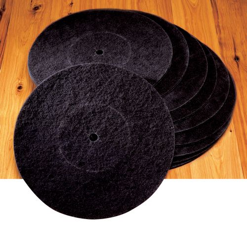 16" x 1/4" Virginia Abrasives Black Magic Floor Pad, Box of 10