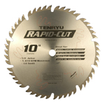 10" dia. 50 teeth 5/8" arbor  Tenryu Rapid Cut Carbide Tipped Saw Blade