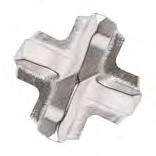 3/16"x6-1/2"x4"ckhard SDS-Plus RX4 4-Cutter, 1 piece