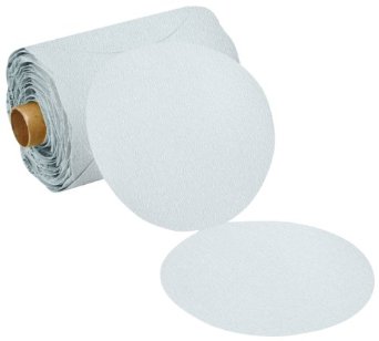 6" 80 grit PSA Disc, 125 per box