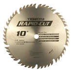 10" dia. 40 teeth 5/8" arbor  Tenryu Rapid Cut Carbide Tipped Saw Blade