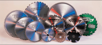 6-1/2" dia, 24teeth, 5/8"KO arbor, Tenryu  Power Tool Trim Saws Carbide Tipped Saw Blade